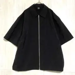 ワークマン　フルジップ シャツジャケット　アウター　黒　L
