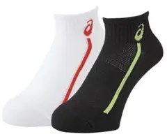 【新品未開封】ASICS ランニング2足組ソックス【Mサイズ25〜27cm】