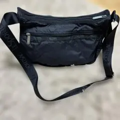 レスポ　ナイロン ブラック ショルダーバッグ