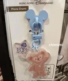 香港ディズニー ダッフィー　スマホチャーム