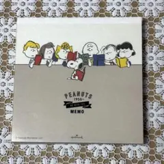 スヌーピー　スクエア　メモ帳　[匿名配送]