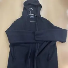 'S MaxMara ブラック フード付きカーディガン