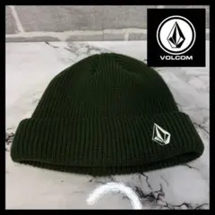 美品 VOLCOM ボルコム オリーブグリーン ニット帽 ビーニー 2wayのサムネイル