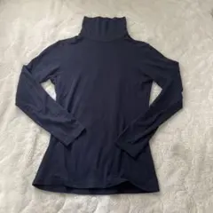 専用出品 ユニクロ 極暖 ヒートテック タートルネック Sサイズ ネイビー