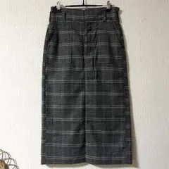 GLOBAL WORK チェックタイトスカート Lサイズ