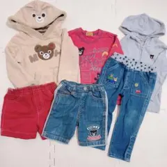 まとめ売り❤️90 ミキハウス　男の子　トレーナー　長袖　レギンス　ズボン