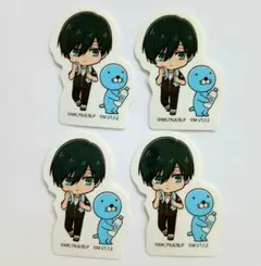 ブルーロックｘぼのぼの シール 糸師凛 4点セット ステッカー