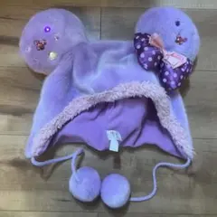 ミニーちゃん ファンキャップ ディズニー 紫 パープル キラキラ ピンク