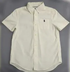 Ralph Lauren 　ラルフローレン　半袖シャツ　白 130cm 　正規品