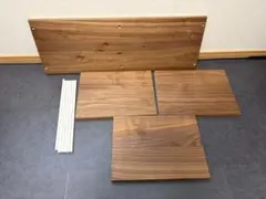 無印良品 へッドボード 旧タイプ シングル ウォールナット - メルカリ