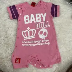 BABY DOLL ピンクロンパース 70サイズ