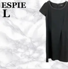 ESPIE エスピエ 膝丈 秋服 半袖 ワンピース フォーマル ブラックのサムネイル