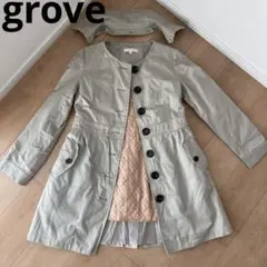 grove レディーストレンチコート ベージュのサムネイル