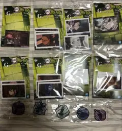 鬼滅の刃 一番くじ フォト風カードセット アクリルチャーム バッヂまとめ売り