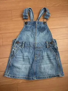 オシュコシュ　OshKosh デニムオーバーオールワンピース