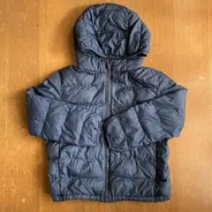 UNIQLOユニクロキッズネイビー フード付きライトダウン120