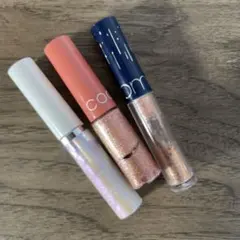 3本セット　キラキラ　ロムアンド rom グリッター　アイシャドウ