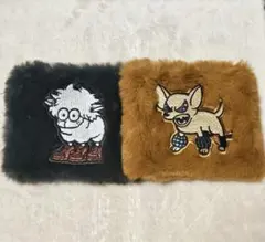 ヒロアカ もふもふ刺繍ミニポーチ デクシープ バクドッグ