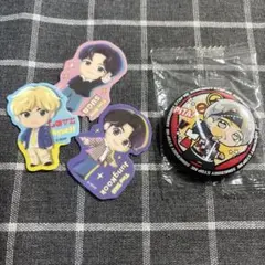 BTS TinyTAN ステッカー&缶バッジ