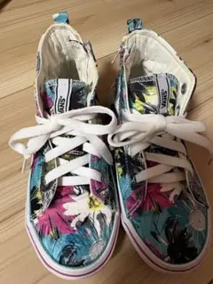 VANS V86G3 FLOWER ハイカットスニーカー 21cm