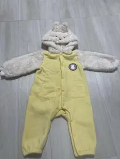 ミッフィー　フリースアウター　イエロー