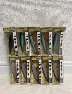 新品　10個セット　キャンドゥ　シンキングミノー　8.5cm 7g ラパラ酷似のサムネイル