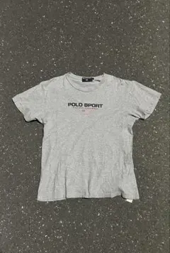 POLO SPORT 90's 紺タグ グレー Tシャツ 古着 カジュアル