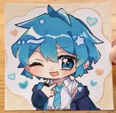 創作 イラスト アナログ 男の子 手描き ミニキャラ