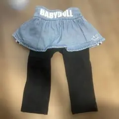 BABYDOLL デニムスカッツ 95cm