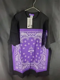 EVA-01 PAISLEYS BANDANNA T-Shirt　フリーサイズ