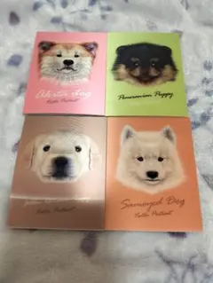 新品/未使用[カルディ]犬メモパット 全4種類セット 秋田犬のサムネイル