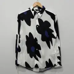 DOUBLE RAINBOUU GLOSSYPOSSY BLACK花柄長袖シャツ - メルカリ