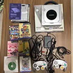 ゲームキューブ本体配線一式＋ゲームボーイプレーヤー＋ソフト12本