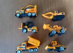 TH600 ミニカー 6台セット オレンジ