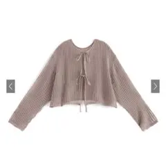 グレイル　前後2way メッシュニットカーディガン　[fo1914]のサムネイル