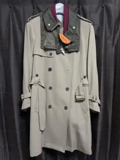 kolor ドッキングトレンチコート 中古・古着通販】KOLOR (カラー) ドッキングトレンチコート ベージュ