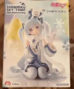 初音ミク　ぬーどるストッパーフィギュア　雪ミク　スカイタウン　10th ver.