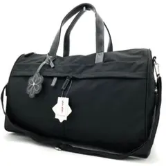 【新品】アンアン ボストンバッグ 2way タグ付き チャーム ナイロン 肩掛け