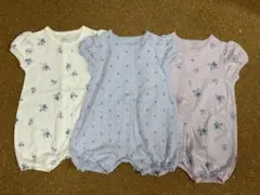 NEXT 花柄ロンパース セット　3ヶ月