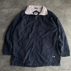 US古着 90s PORT AUTHORITY ナイロンジャケット ネイビー系のサムネイル