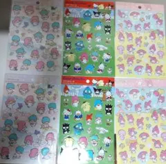 本日メルカリ便発送♥Sanrioサンリオ キャラクターペタペタシール 6セット