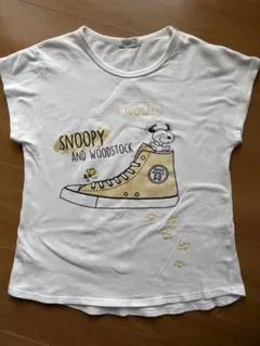 スヌーピーとウッドストック Tシャツ