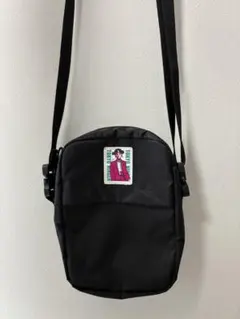Perushu 2WAY ショルダーバッグ ブラック ベルトポーチ スマホショル