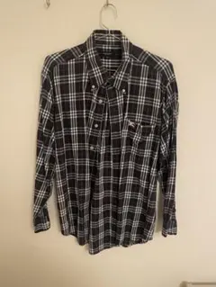 BURBERRY LONDONノバチェック柄ネイビー系 シャツ Mのサムネイル