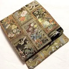逸品 未使用 正絹 袋帯 琳派瑞祥錦 本金箔つづれ 31cm×441cm - メルカリ