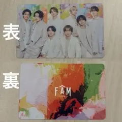 timelesz FAM トレカ 集合 初回限定盤B アルバム