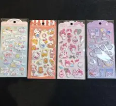 正規品 サンリオ　ジュエルマシュマロステッカー　 4枚セット