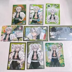 鬼滅の刃 ステッカー シール まとめ売り 不死川実弥 9枚