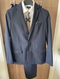 グリーンレーベル　濃紺 スーツ上下 シャツ160