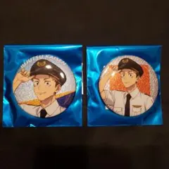 呪術廻戦 虎杖悠仁 缶バッジ 2種セット 羽田エアポートガーデン 羽田 